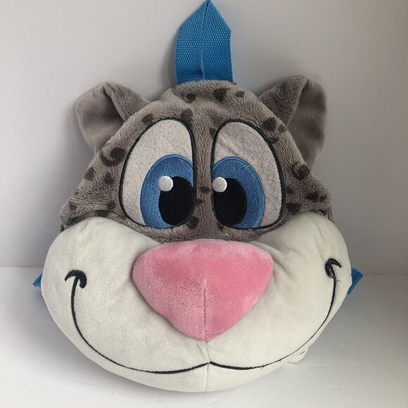 Plush Snow Leopard Backpack 10'' official mascot Kazan 2013 Universiade RARE! - Picture 1 of 16